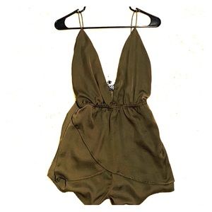 Sabo Skirt Olive Romper